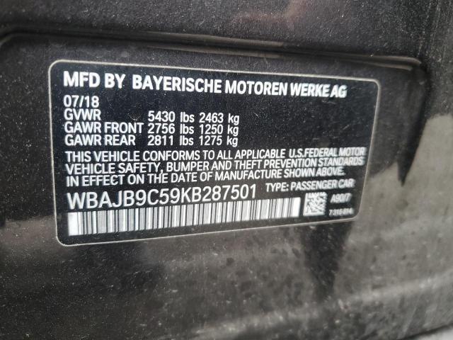 2019 BMW M550XI - WBAJB9C59KB287501