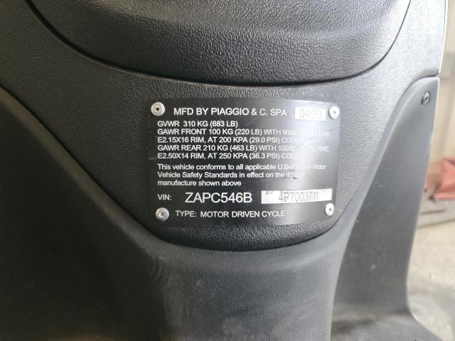 2023 PIAGGIO LIBERTY 50 ZAPC546B4P7003711