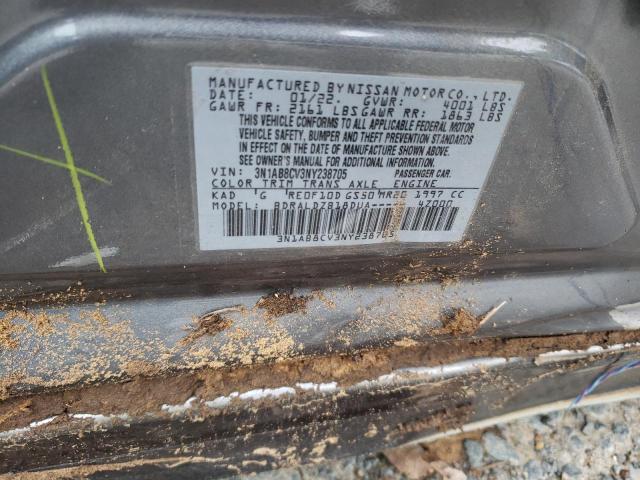 2022 NISSAN SENTRA SV 3N1AB8CV3NY238705