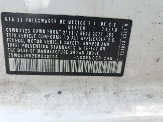 2019 VOLKSWAGEN JETTA S - 3VWC57BU2KM029214
