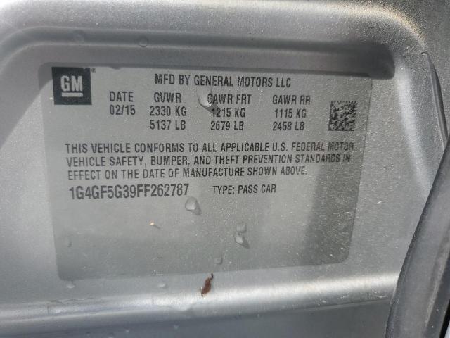 2015 BUICK LACROSSE P 1G4GF5G39FF262787