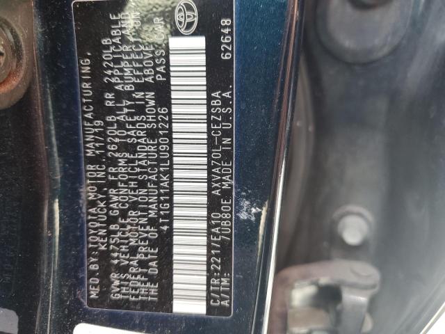 2020 TOYOTA CAMRY SE - 4T1G11AK1LU901226
