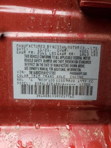2022 NISSAN SENTRA SV - 3N1AB8CV5NY217760