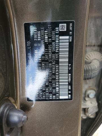 2017 HONDA ACCORD HYBRID EXL JHMCR6F59HC020197
