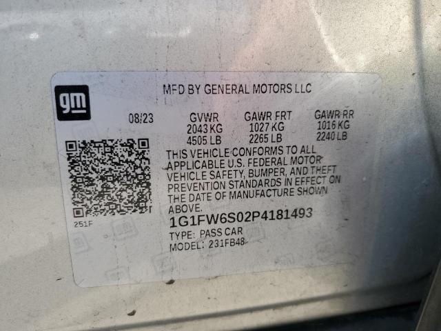 2023 CHEVROLET BOLT EV 1L 1G1FW6S02P4181493