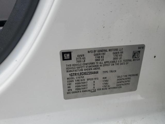 2016 GMC SIERRA C15 - 1GTR1LEC8GZ284444