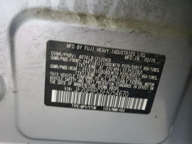 2015 SUBARU XV CROSSTR JF2GPBPC6FH254670