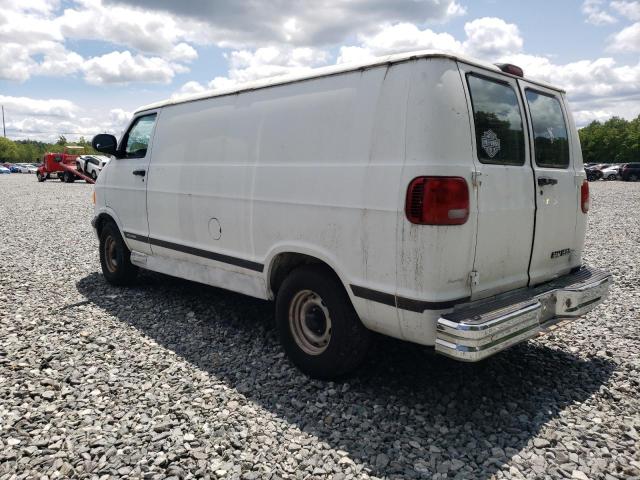 DODGE RAM VAN B1 2000 white cargo va gas 2B4HB11Y1YK132067 photo #3
