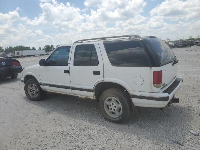 CHEVROLET BLAZER 1997 white 4dr spor gas 1GNDT13W7V2250580 photo #3