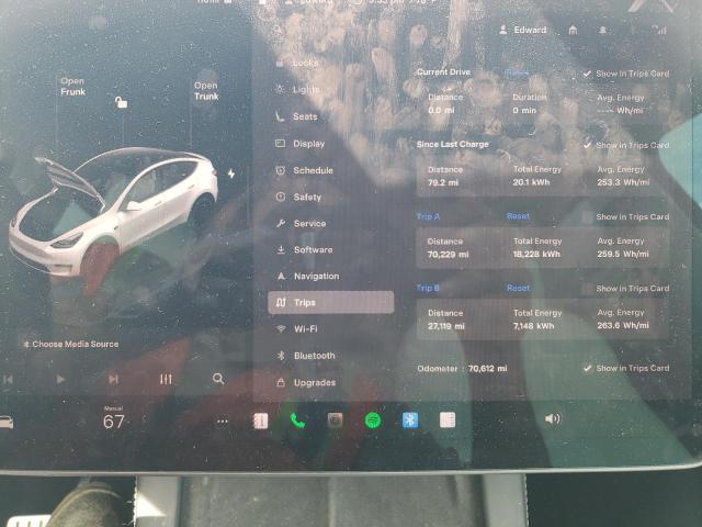 2022 TESLA MODEL Y - 7SAYGDEF4NF389191