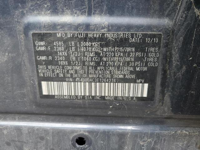2014 SUBARU OUTBACK 2. - 4S4BRBAC3E1264216
