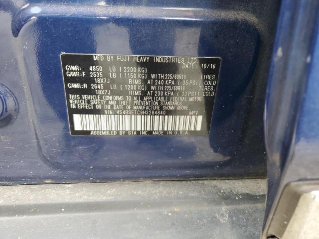 2017 SUBARU OUTBACK TO 4S4BSETC9H3284840