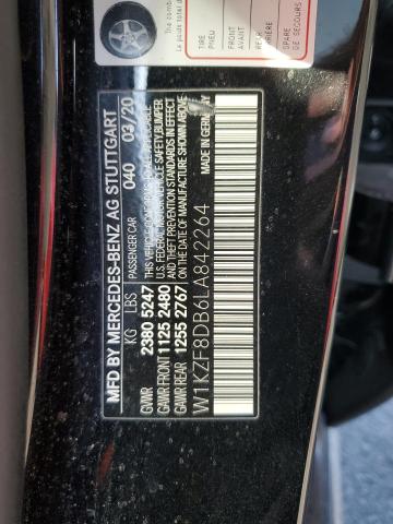 2020 MERCEDES-BENZ E 350 W1KZF8DB6LA842264