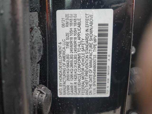 2022 HONDA PILOT EXL #3284401724