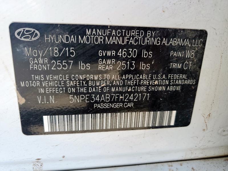 2015 HYUNDAI SONATA SPO - 5NPE34AB7FH242171