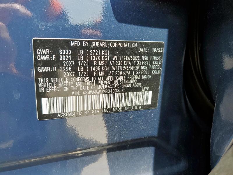2024 SUBARU ASCENT TOU 4S4WMAWD2R3403354