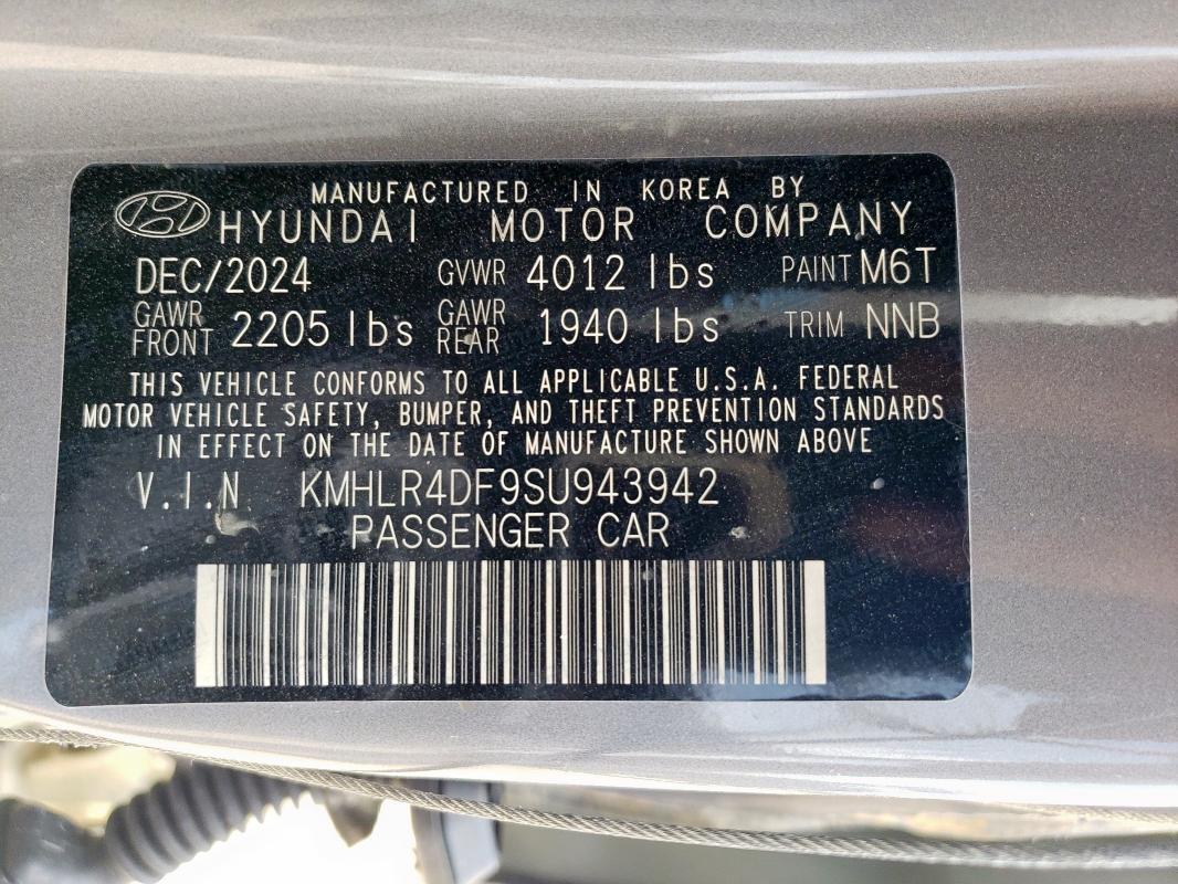 2025 HYUNDAI ELANTRA N KMHLR4DF9SU943942