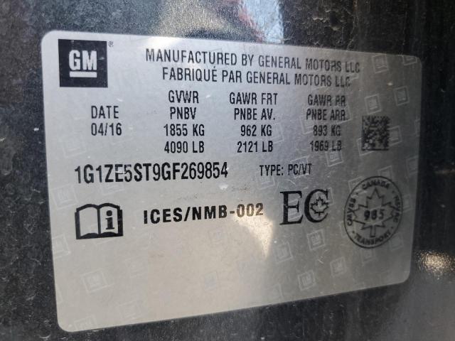2016 CHEVROLET MALIBU LT - 1G1ZE5ST9GF269854