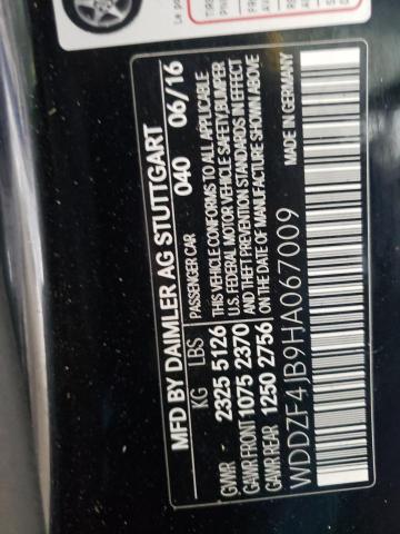 2017 MERCEDES-BENZ E 300 - WDDZF4JB9HA067009