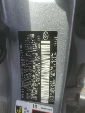 2019 TOYOTA CAMRY L - 4T1B11HK9KU291333
