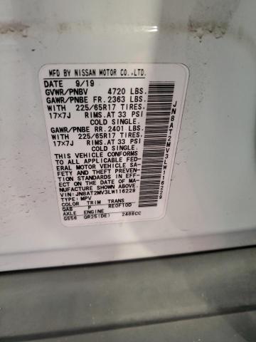 2020 NISSAN ROGUE S - JN8AT2MV3LW116229