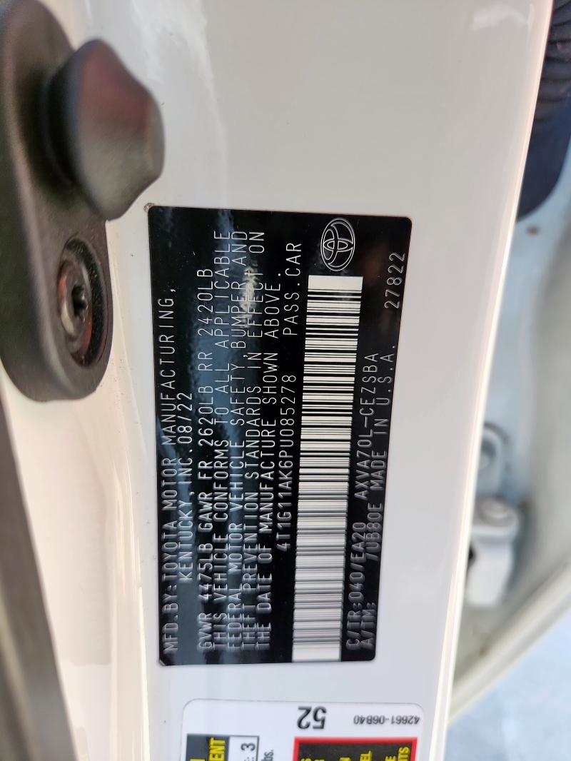 2023 TOYOTA CAMRY SE N - 4T1G11AK6PU085278