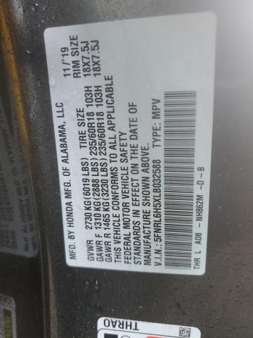 2020 HONDA ODYSSEY EX 5FNRL6H5XLB032588