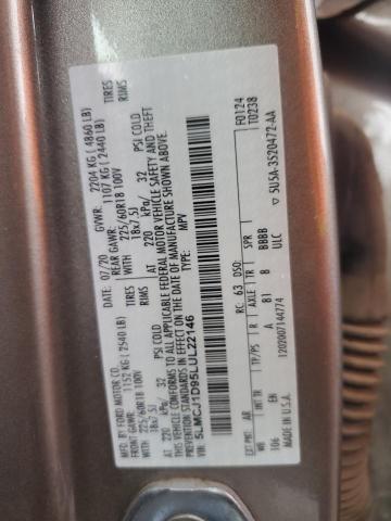 2020 LINCOLN CORSAIR - 5LMCJ1D95LUL22146