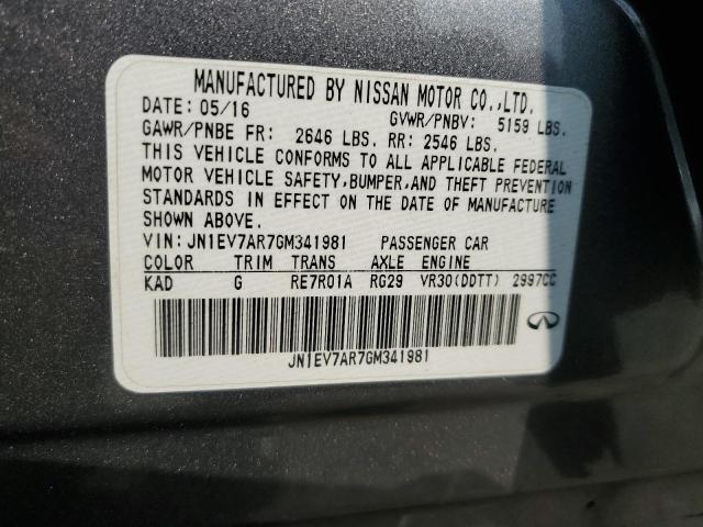 2016 INFINITI Q50 PREMIU JN1EV7AR7GM341981