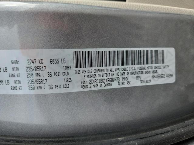 2019 CHRYSLER PACIFICA T - 2C4RC1BG1KR680773