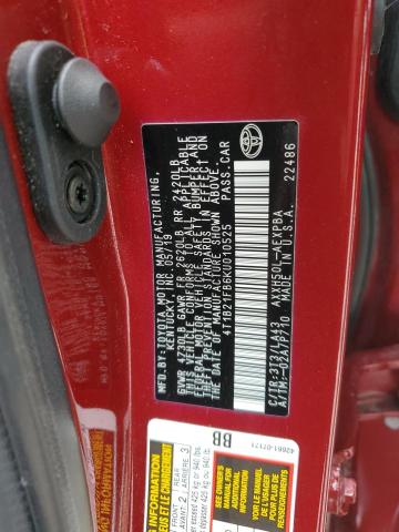 4t1b21fb6ku010525 - 2019 Toyota avalon xle - #61411205