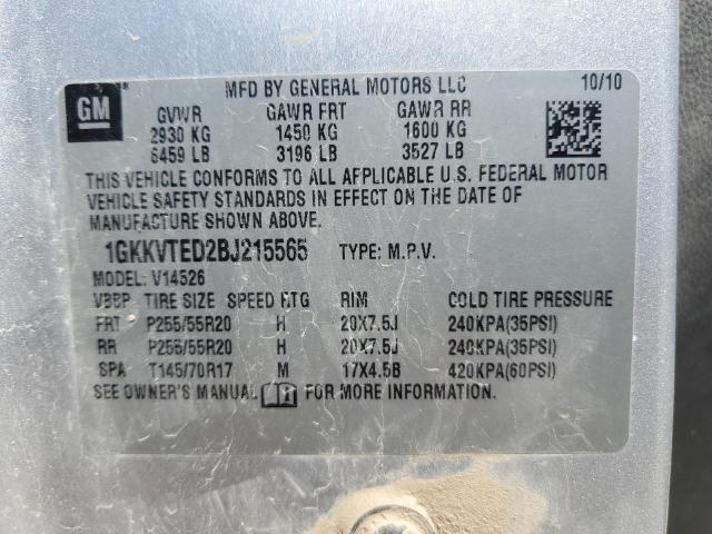 2011 GMC ACADIA DEN - 1GKKVTED2BJ215565