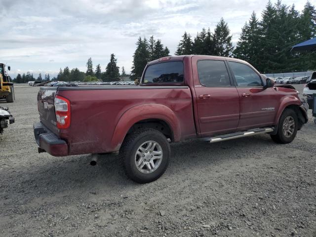 TOYOTA TUNDRA DOU 2005 burgundy  gas 5TBDT48175S492326 photo #4