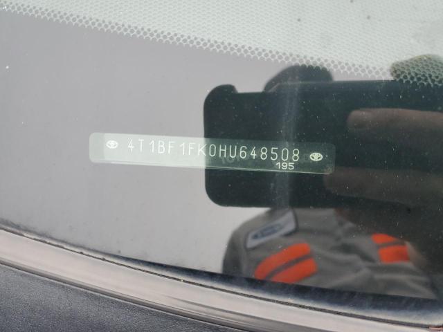 2017 TOYOTA CAMRY LE - 4T1BF1FK0HU648508