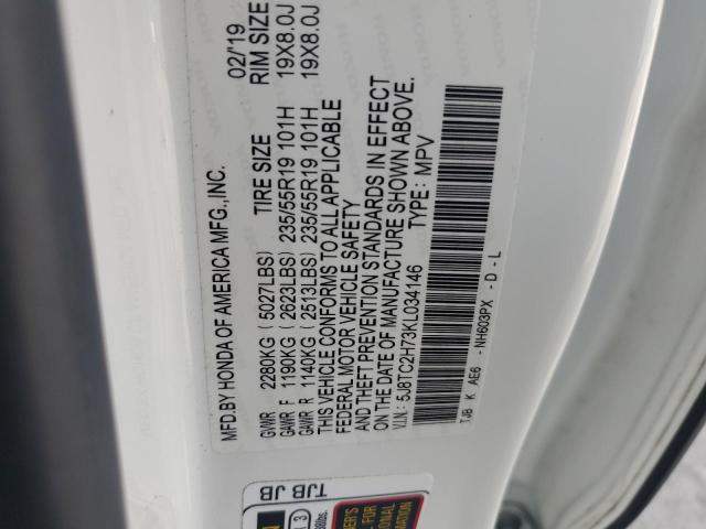 2019 ACURA RDX ADVANCE 5J8TC2H73KL034146