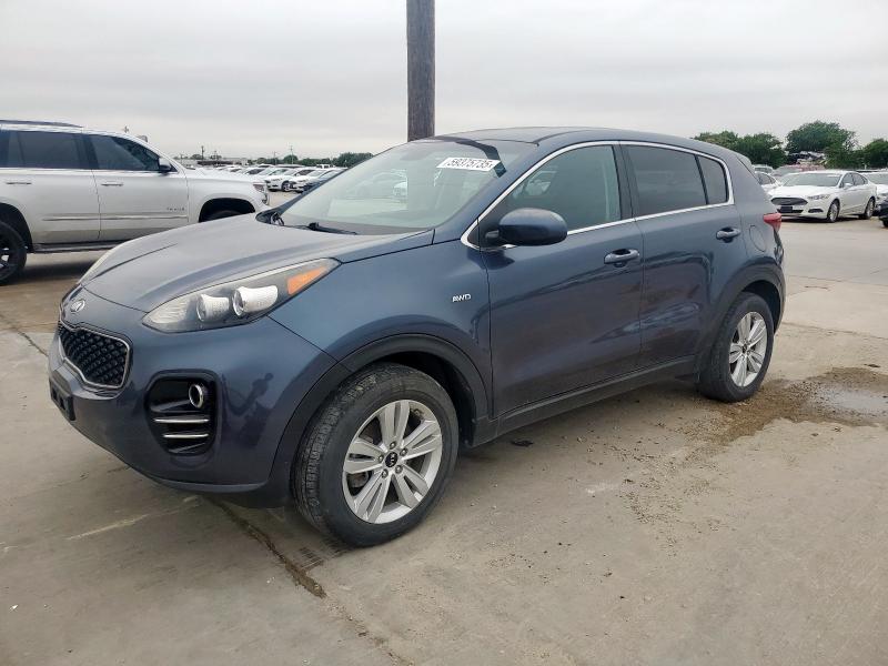 KIA SPORTAGE L 2018 blue  gas KNDPMCAC5J7339665 photo #1