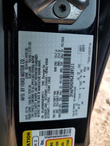 2016 FORD FUSION SE - 3FA6P0HD9GR389511
