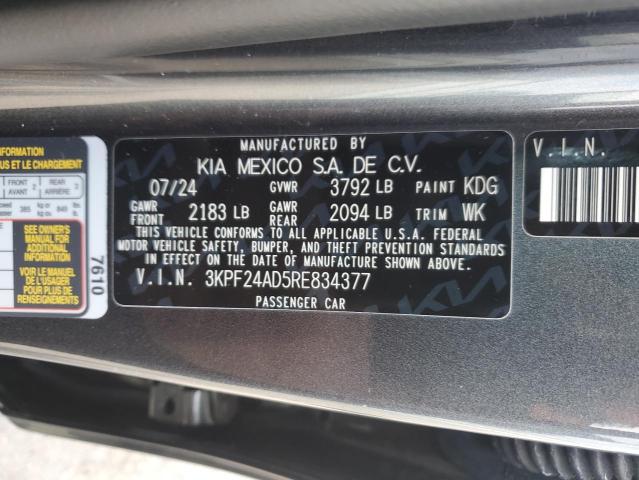 2024 KIA FORTE LX - 3KPF24AD5RE834377