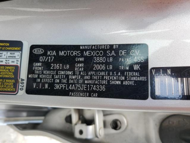 2018 KIA FORTE LX 3KPFL4A75JE174336