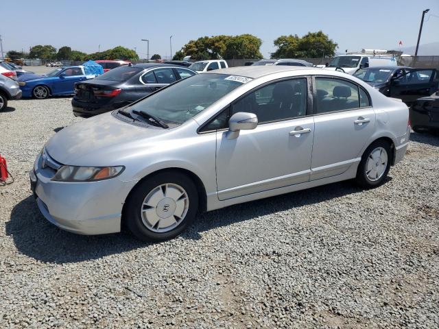 HONDA CIVIC HYBR 2006 silver  hybrid engine JHMFA36296S001984 photo #1