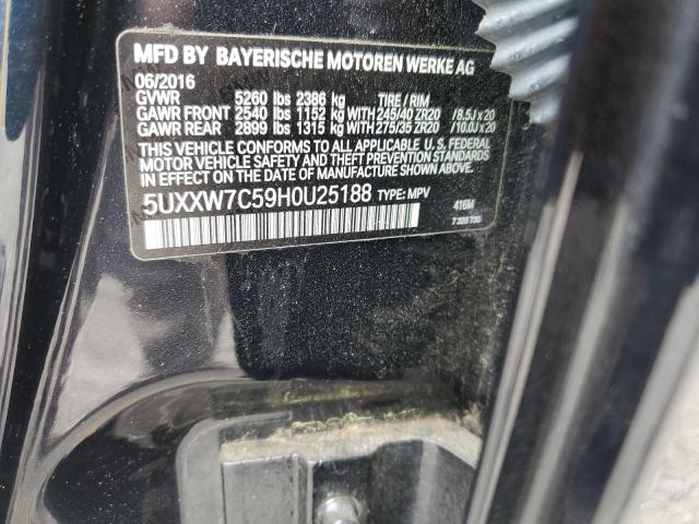 2017 BMW X4 XDRIVEM 5UXXW7C59H0U25188