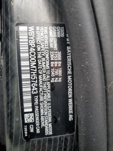 2021 BMW I3 REX WBY8P4C00M7H57643