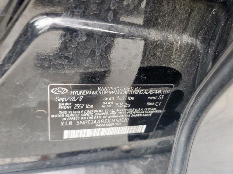2018 HYUNDAI SONATA SPO 5NPE34AB3JH658520