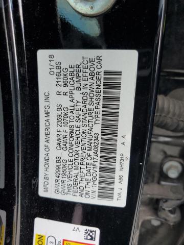2018 HONDA ACCORD LX - 1HGCV1F17JA082343