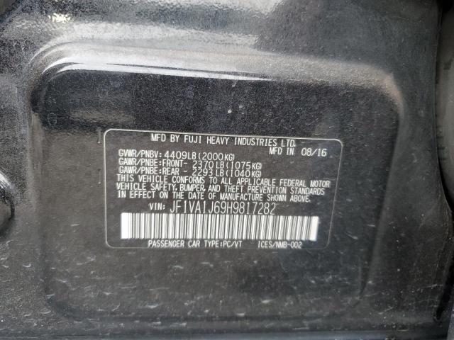 2017 SUBARU WRX LIMITE - JF1VA1J69H9817282