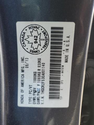 2014 HONDA ACCORD SPO - 1HGCR2F53EA801140