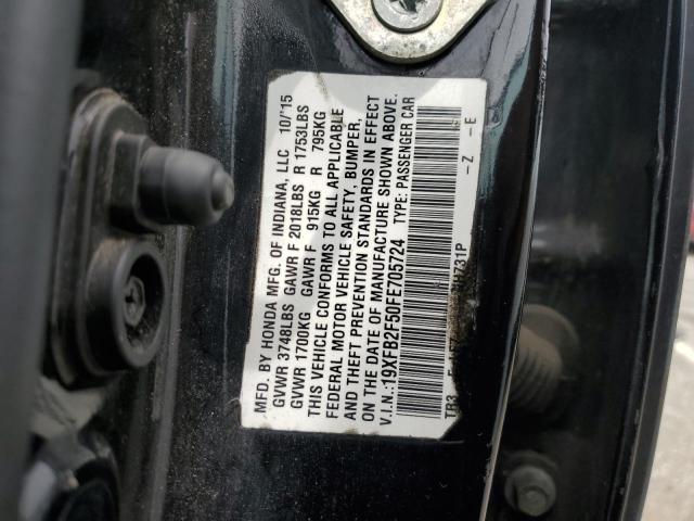2015 HONDA CIVIC LX - 19XFB2F50FE705724