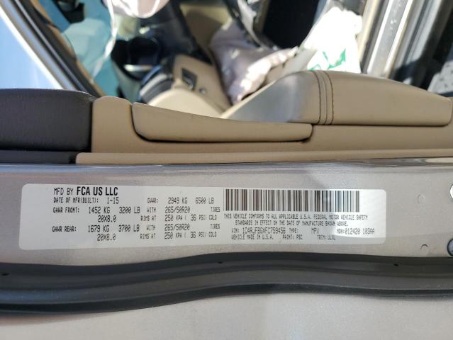 2015 JEEP GRAND CHER - 1C4RJFBGXFC759456