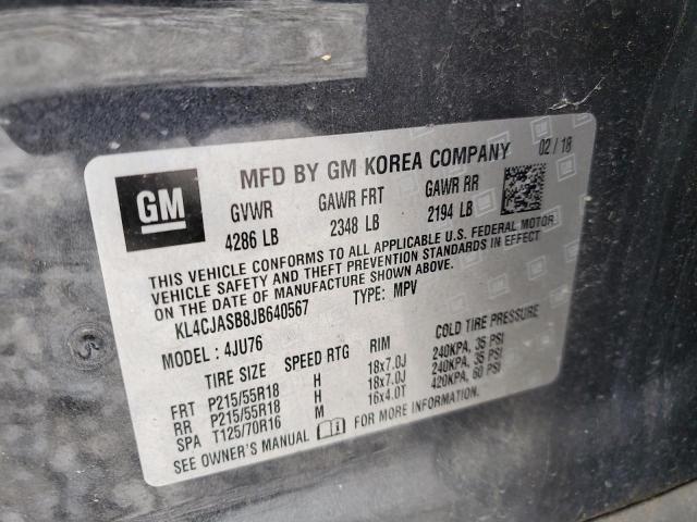 2018 BUICK ENCORE PRE KL4CJASB8JB640567