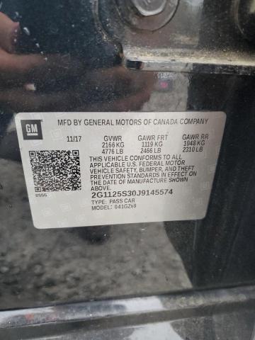 2018 CHEVROLET IMPALA PRE - 2G1125S30J9145574